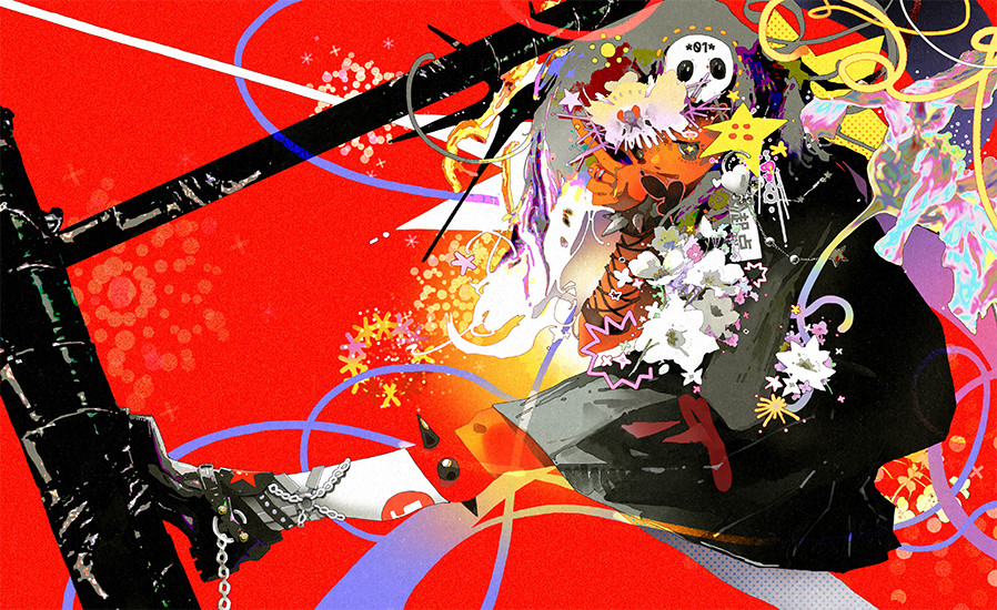 「HACHA」のメインビジュアルをイラストレーターCARATQUEXが担当